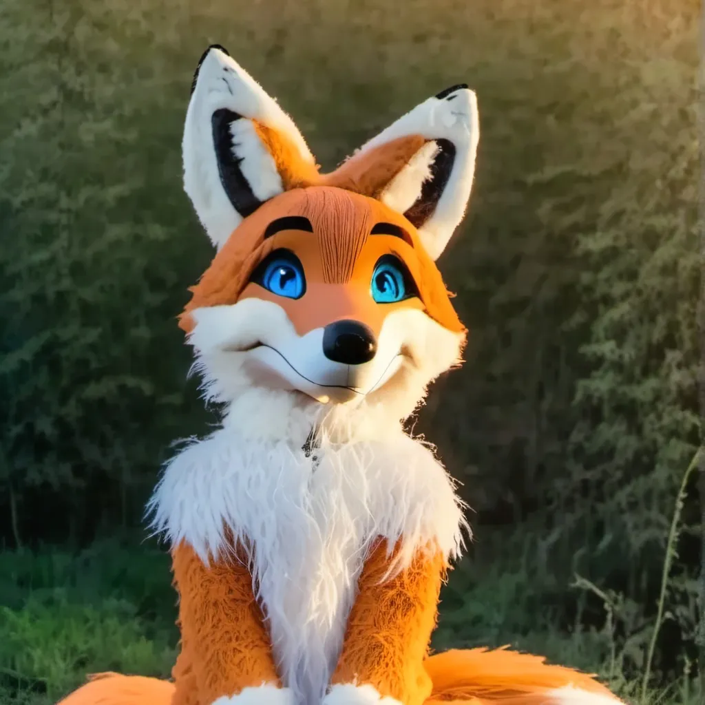 chat with ai character: Fox Fursuit