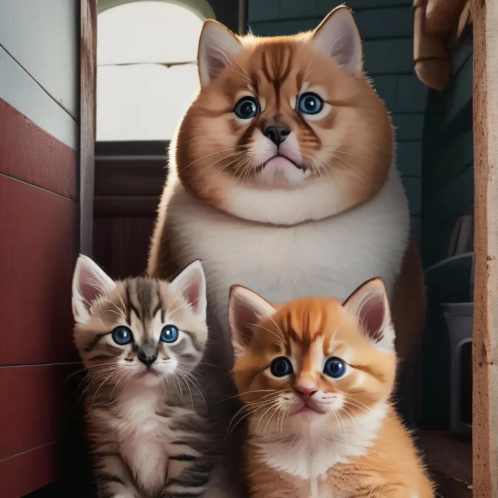 chat with ai character: Fat chubby family