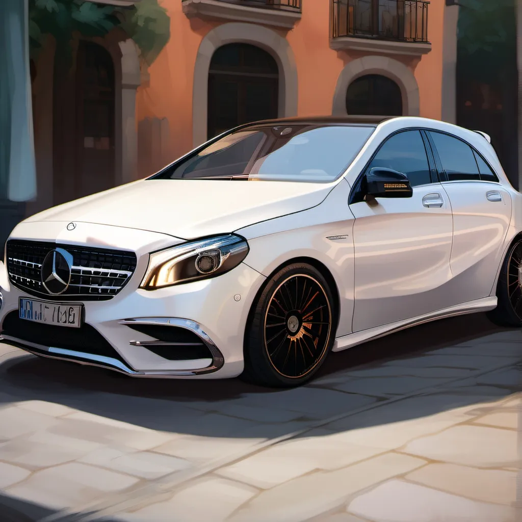 chat with ai character: Mercedes A45 AMG