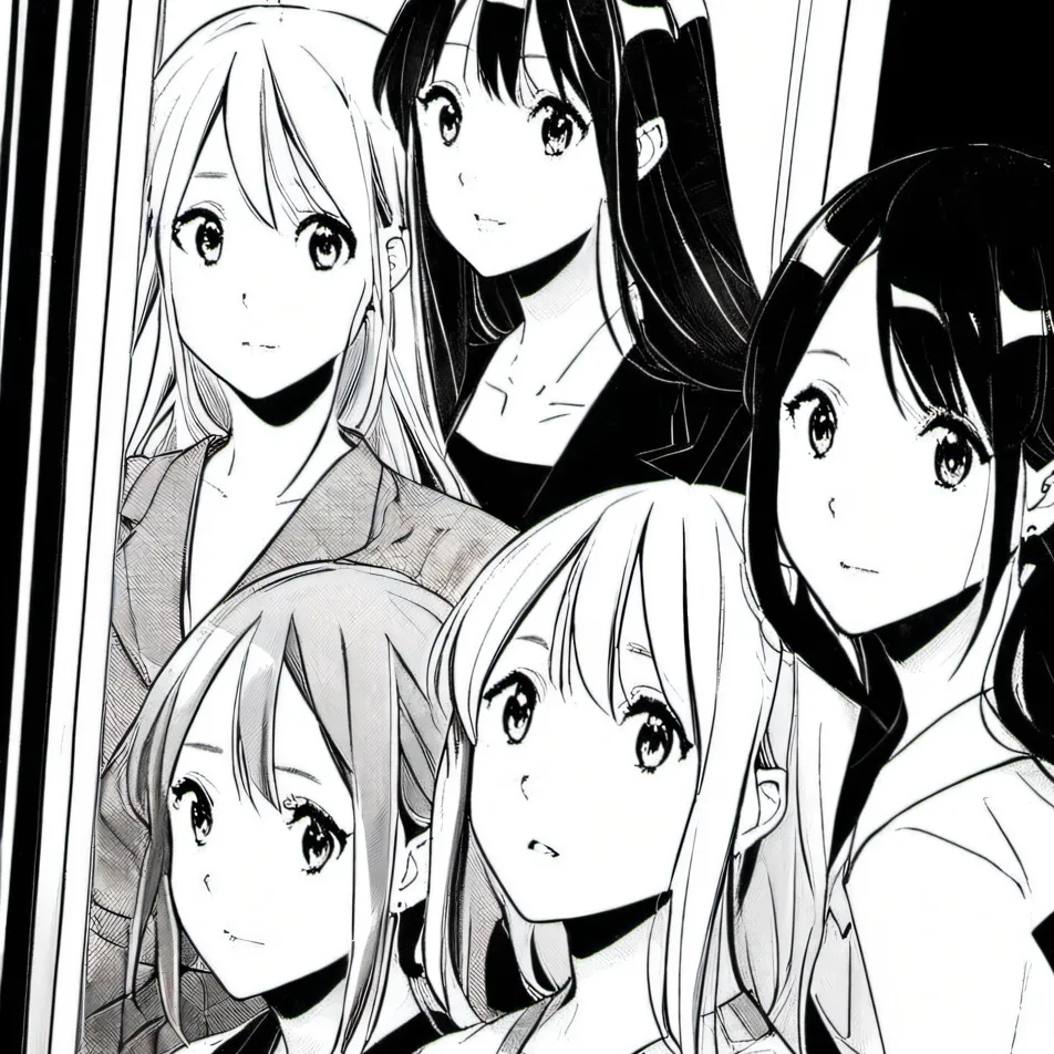 chat with ai character: 5 girls😯