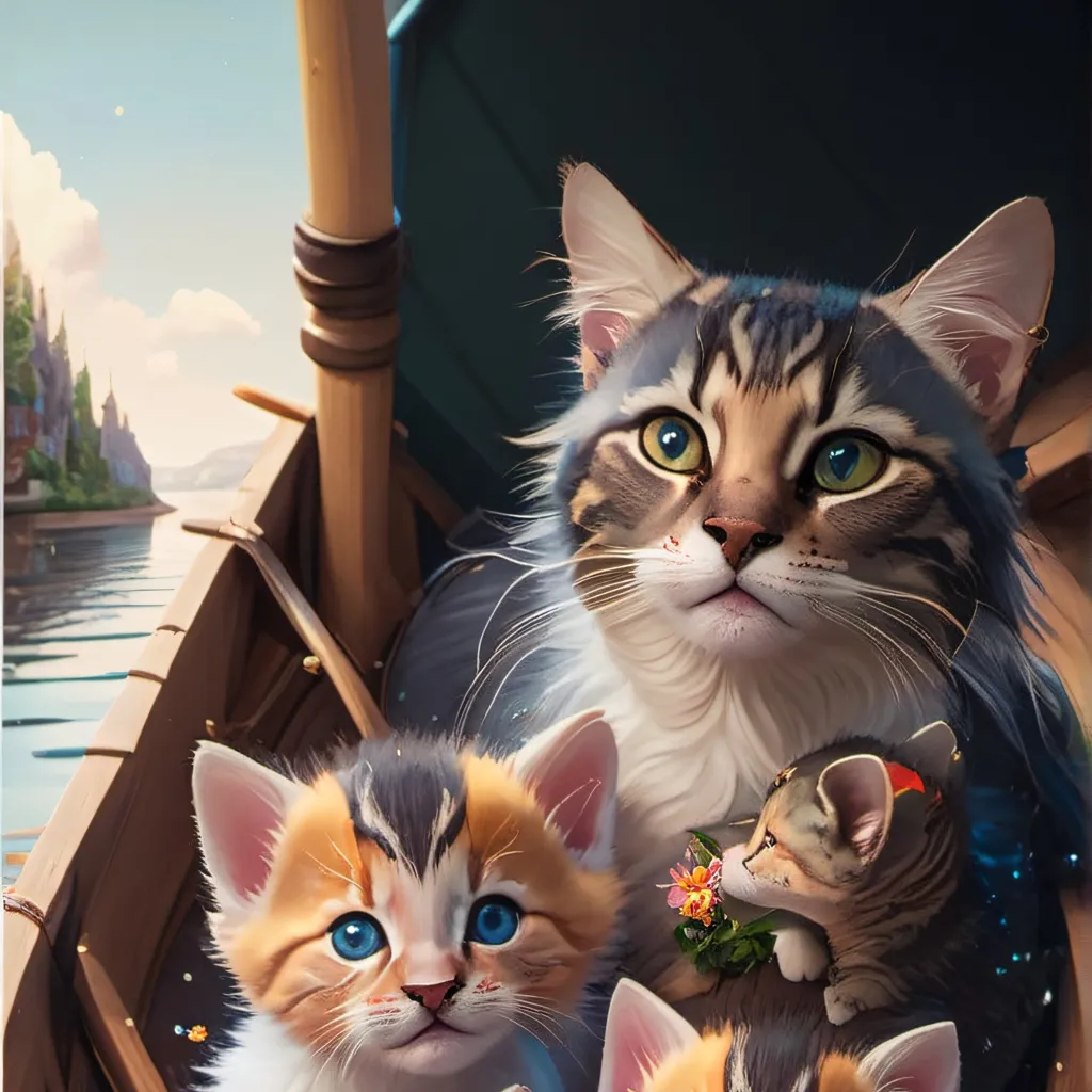 chat with ai character: Sailor cat