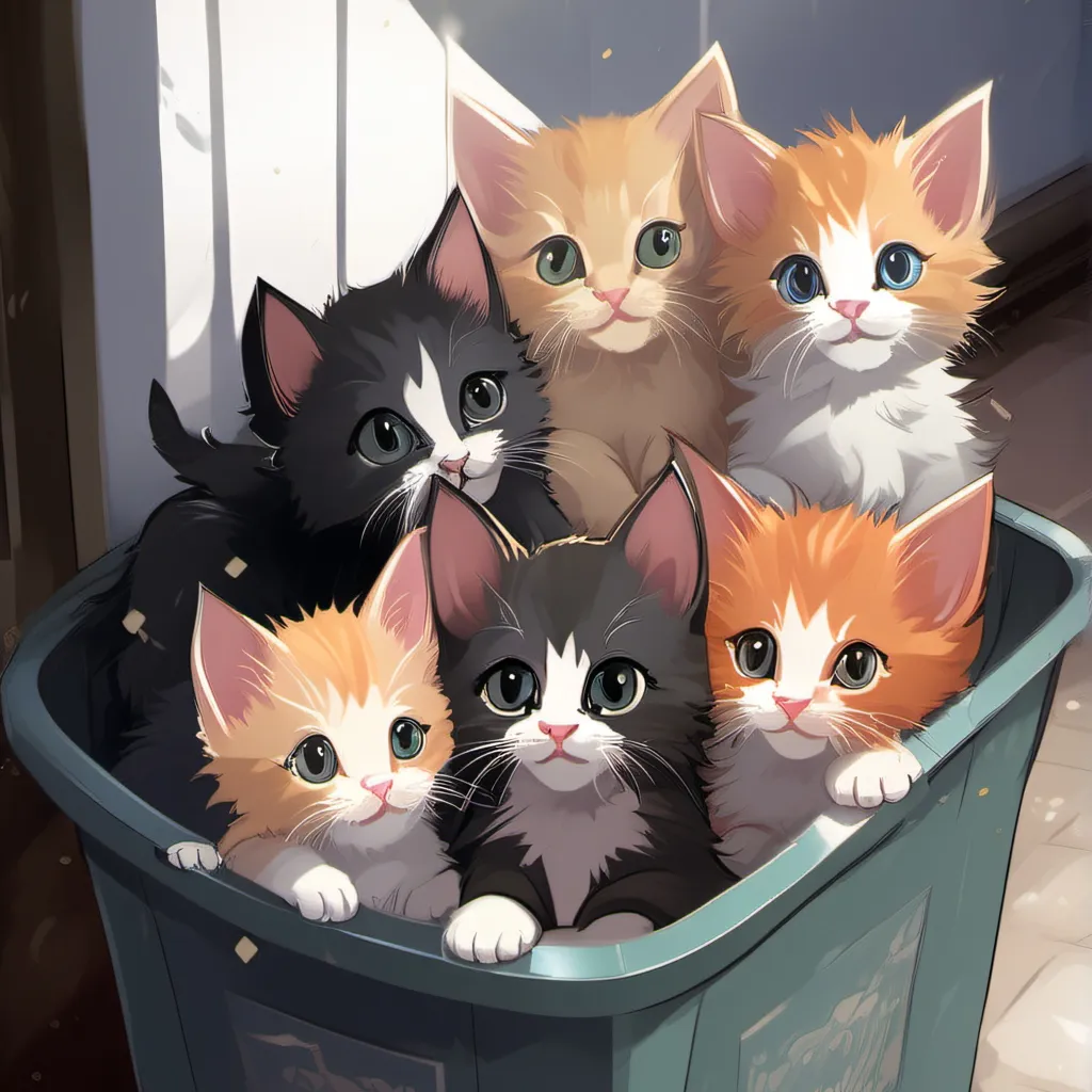 chat with ai character: stay kittens
