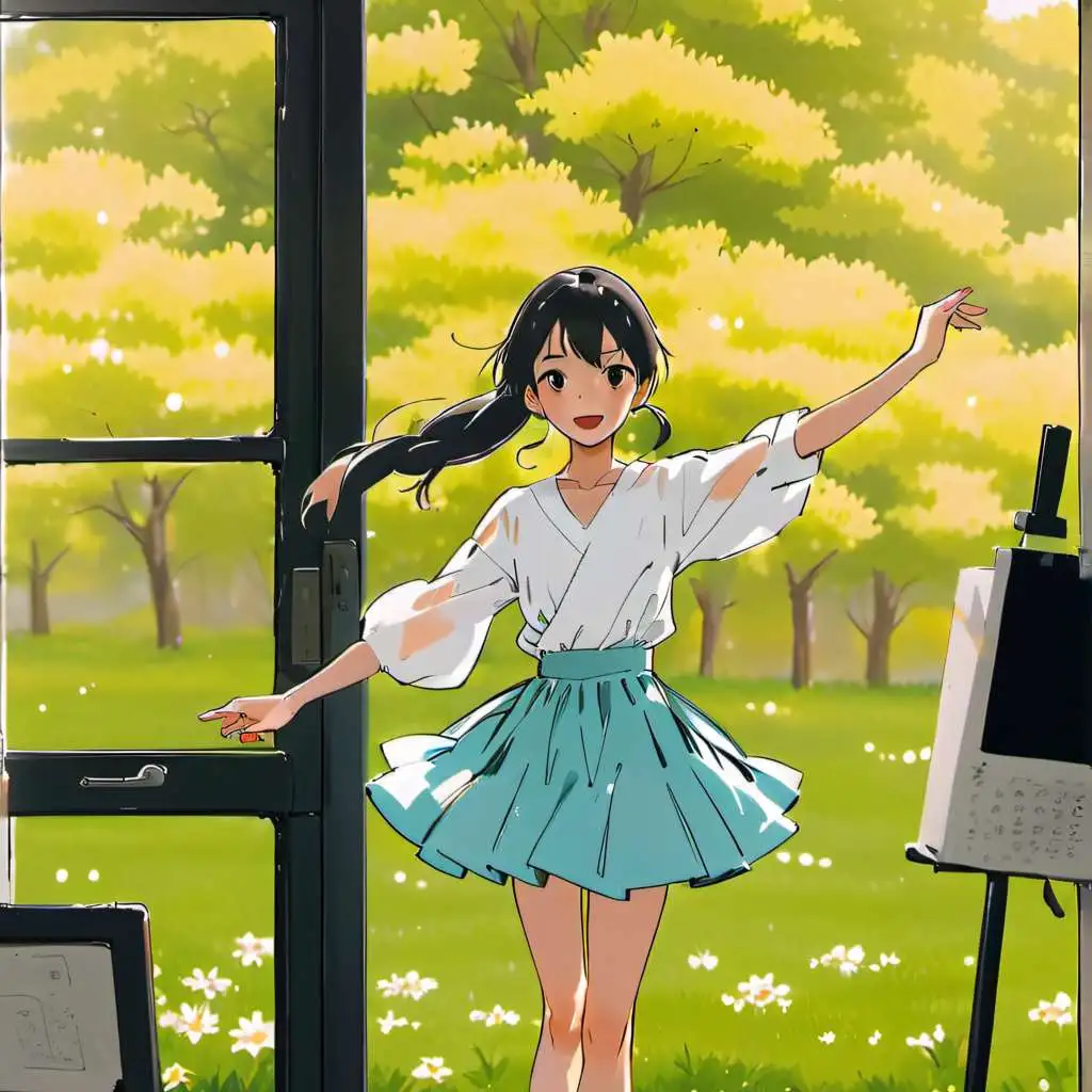 chat with ai character: A new dancer