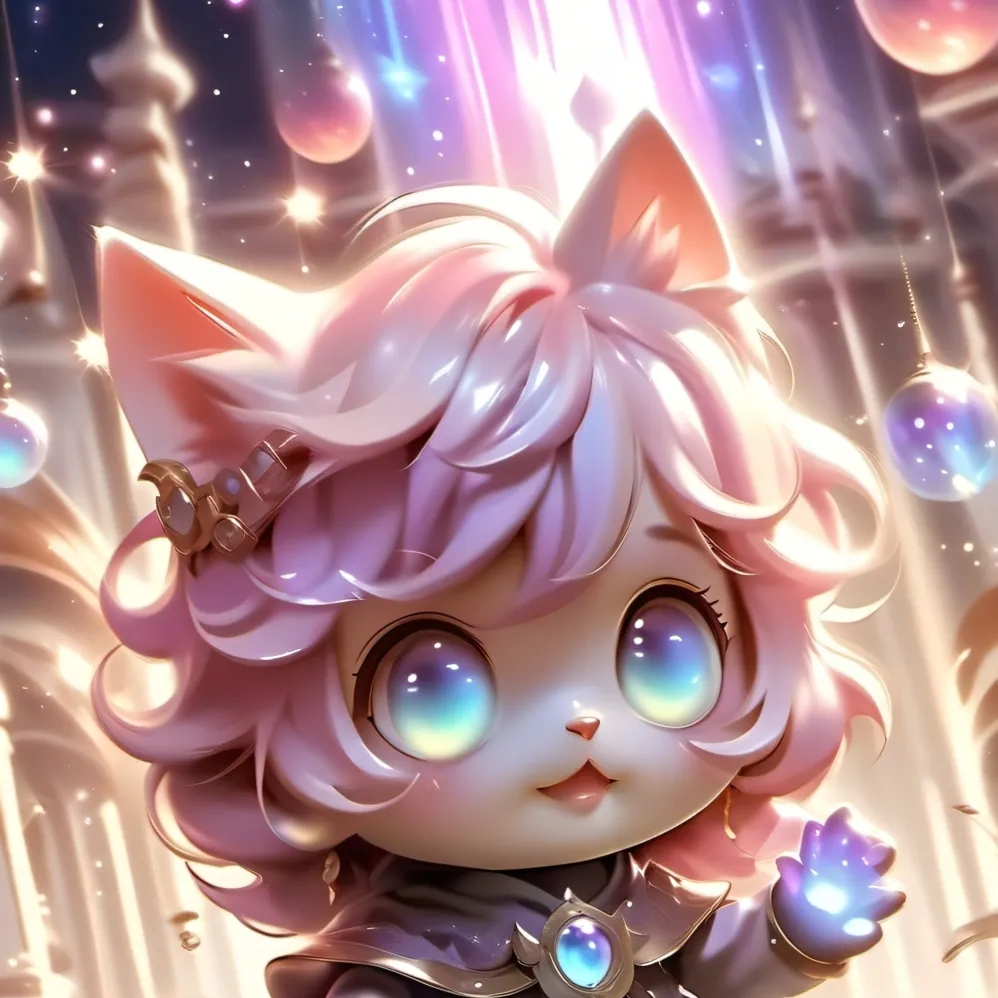 chat with ai character: cat rainbow 