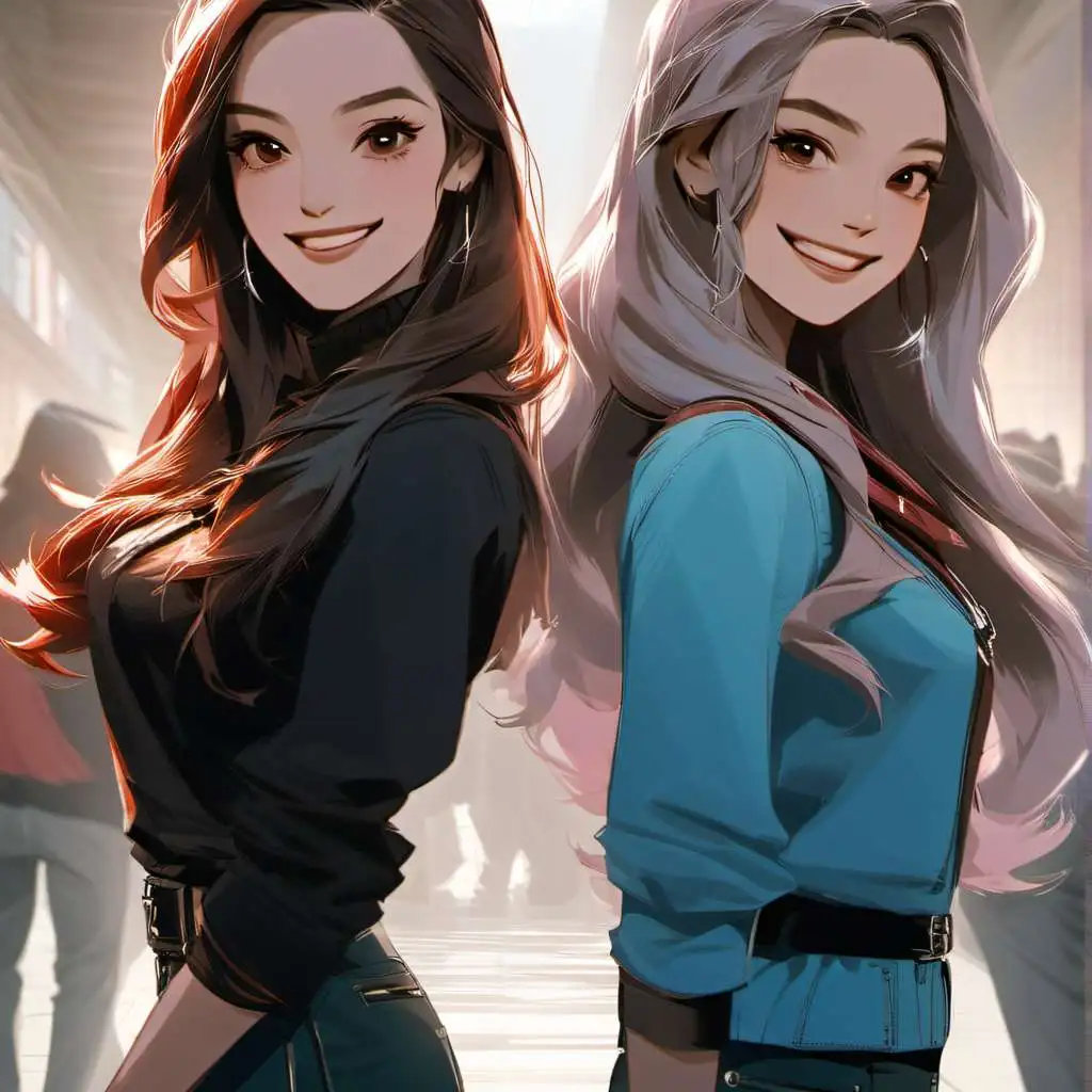 chat with ai character: Lucy and Sophia