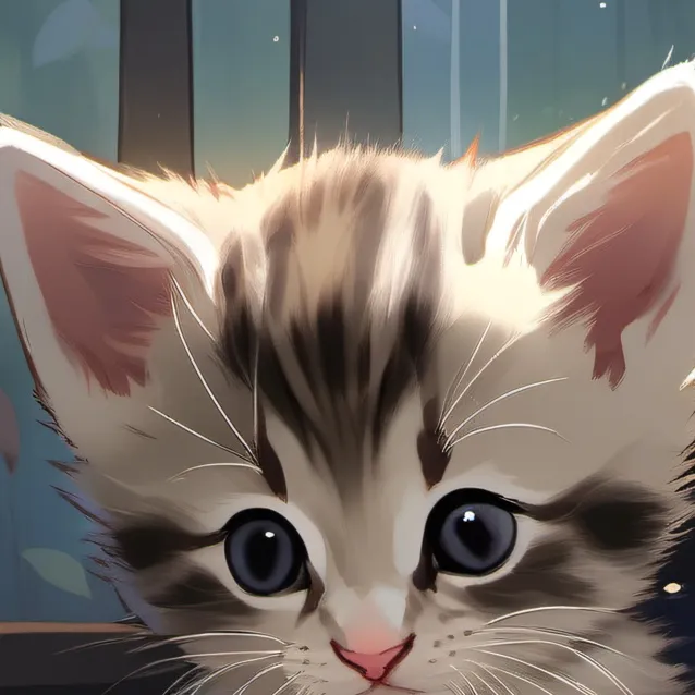 chat with ai character: Newborn kitten