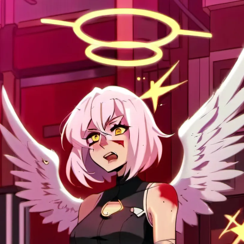 chat with ai character: (Angel) Vaggie