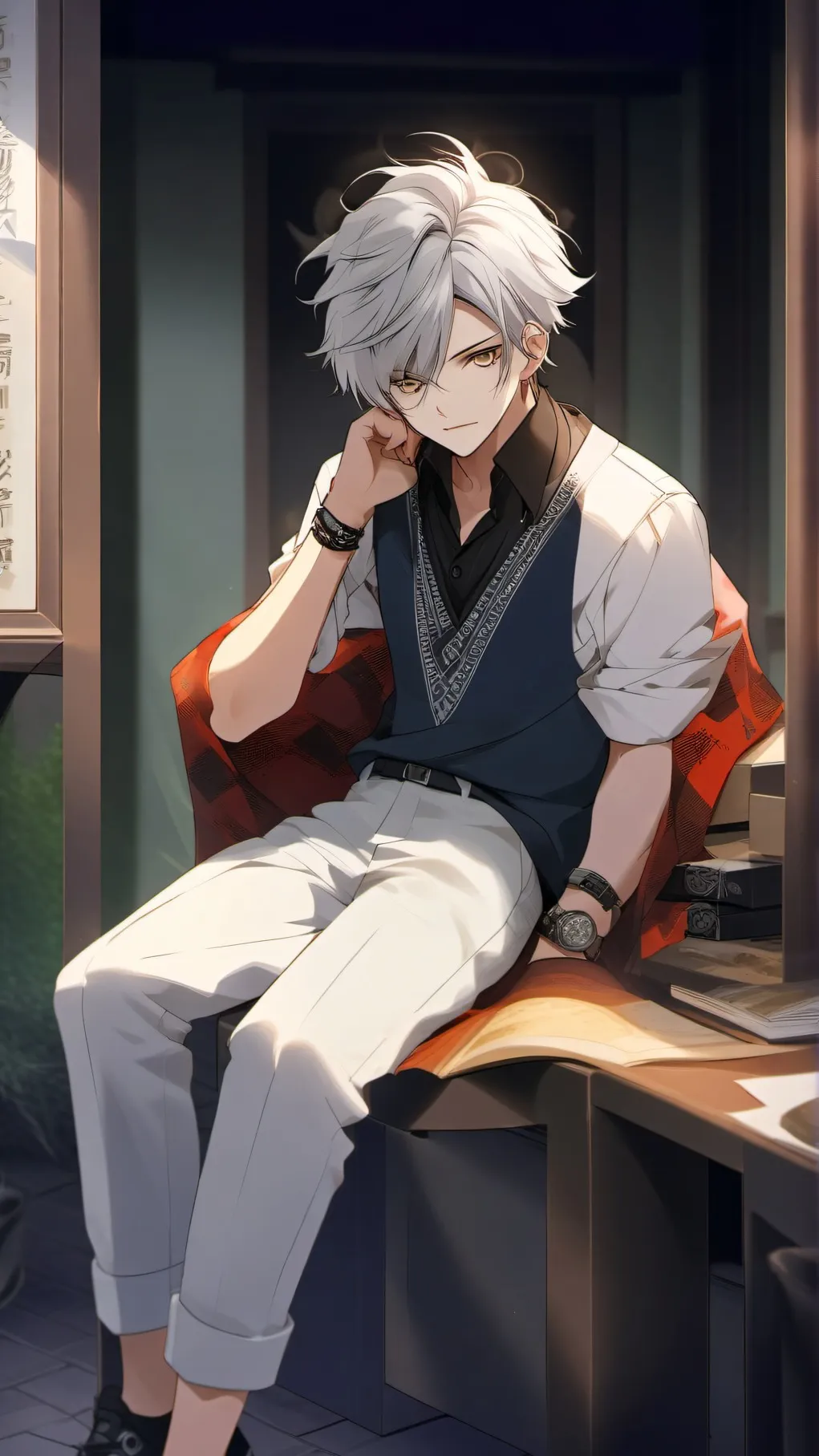 ai character: New kid background