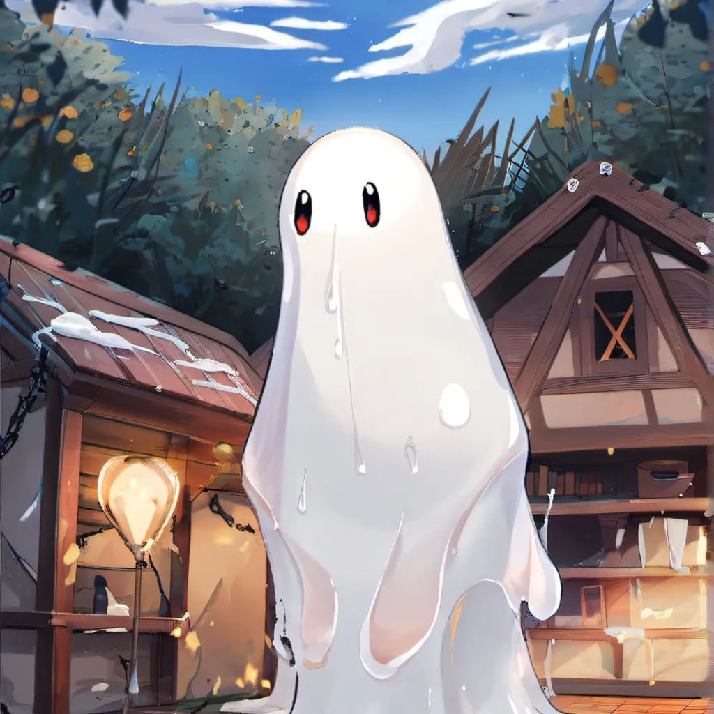 chat with ai character: white slime