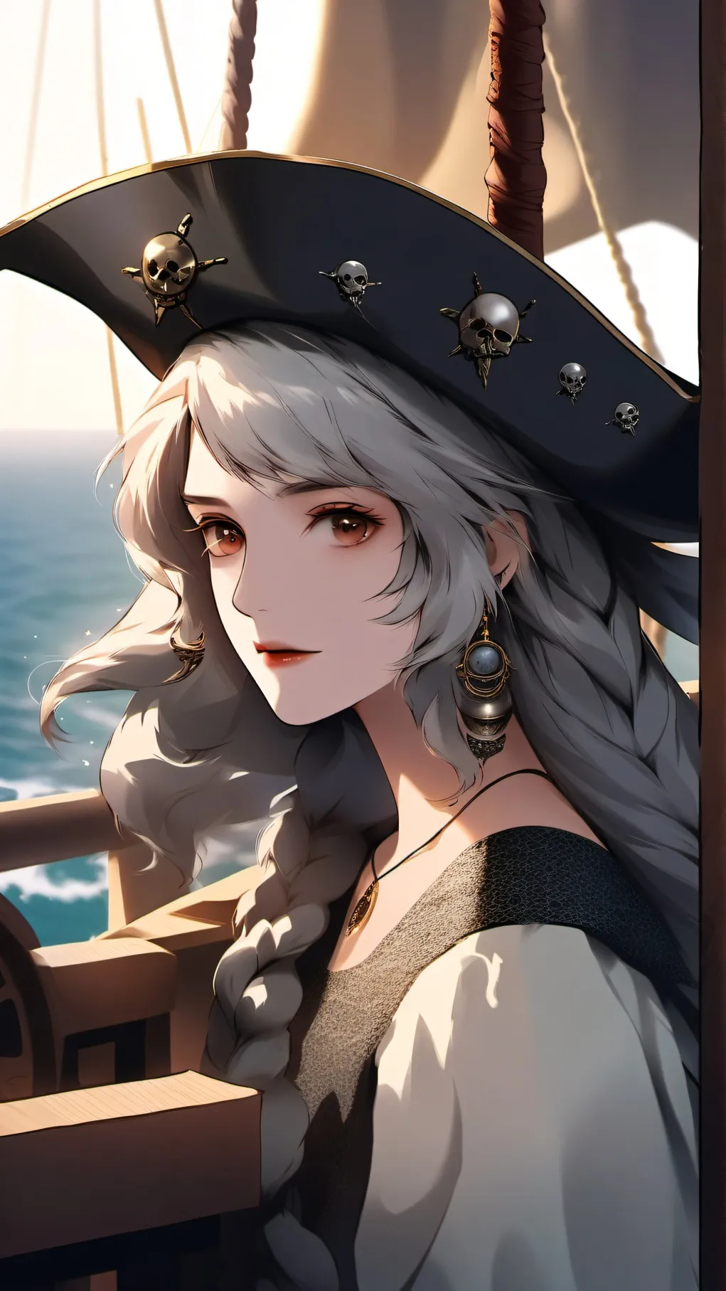 ai character: Jack Sparrow background