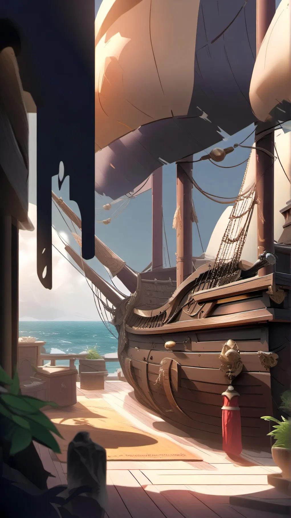 ai character: Jack Sparrow background