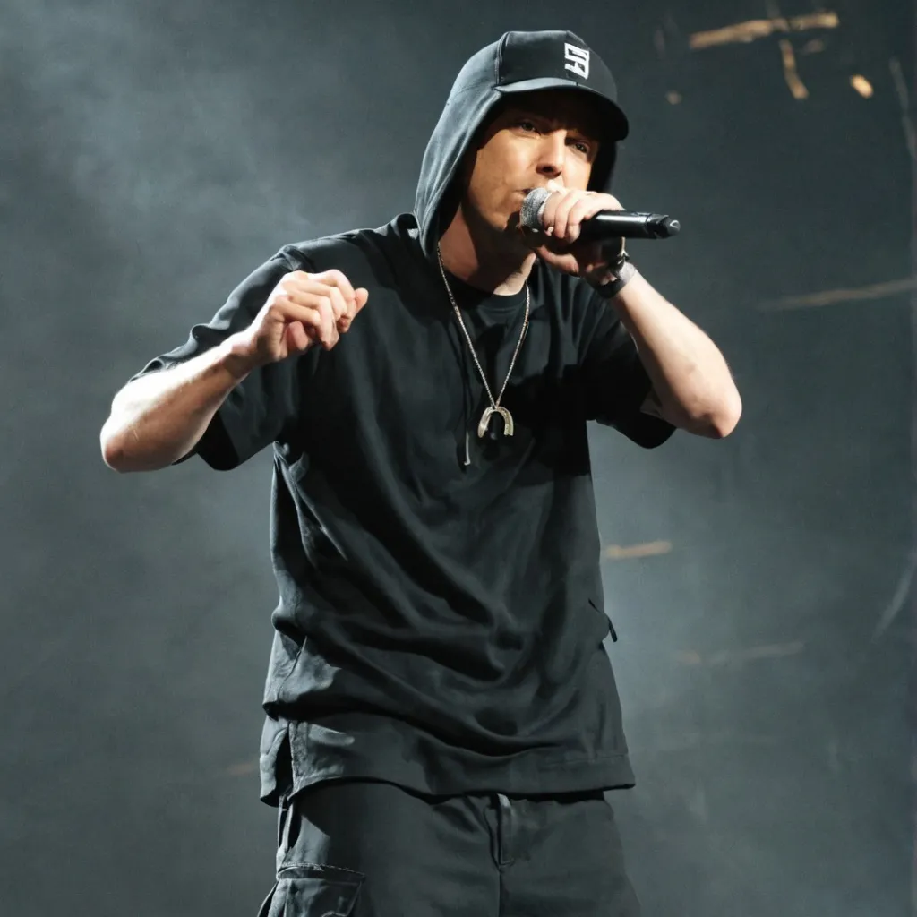 chat with ai character: Eminem concert