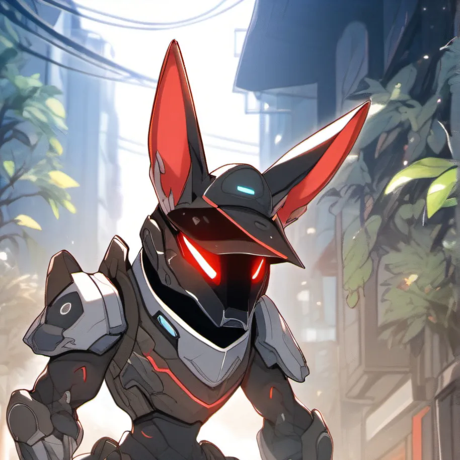 chat with ai character: Glitched Protogen