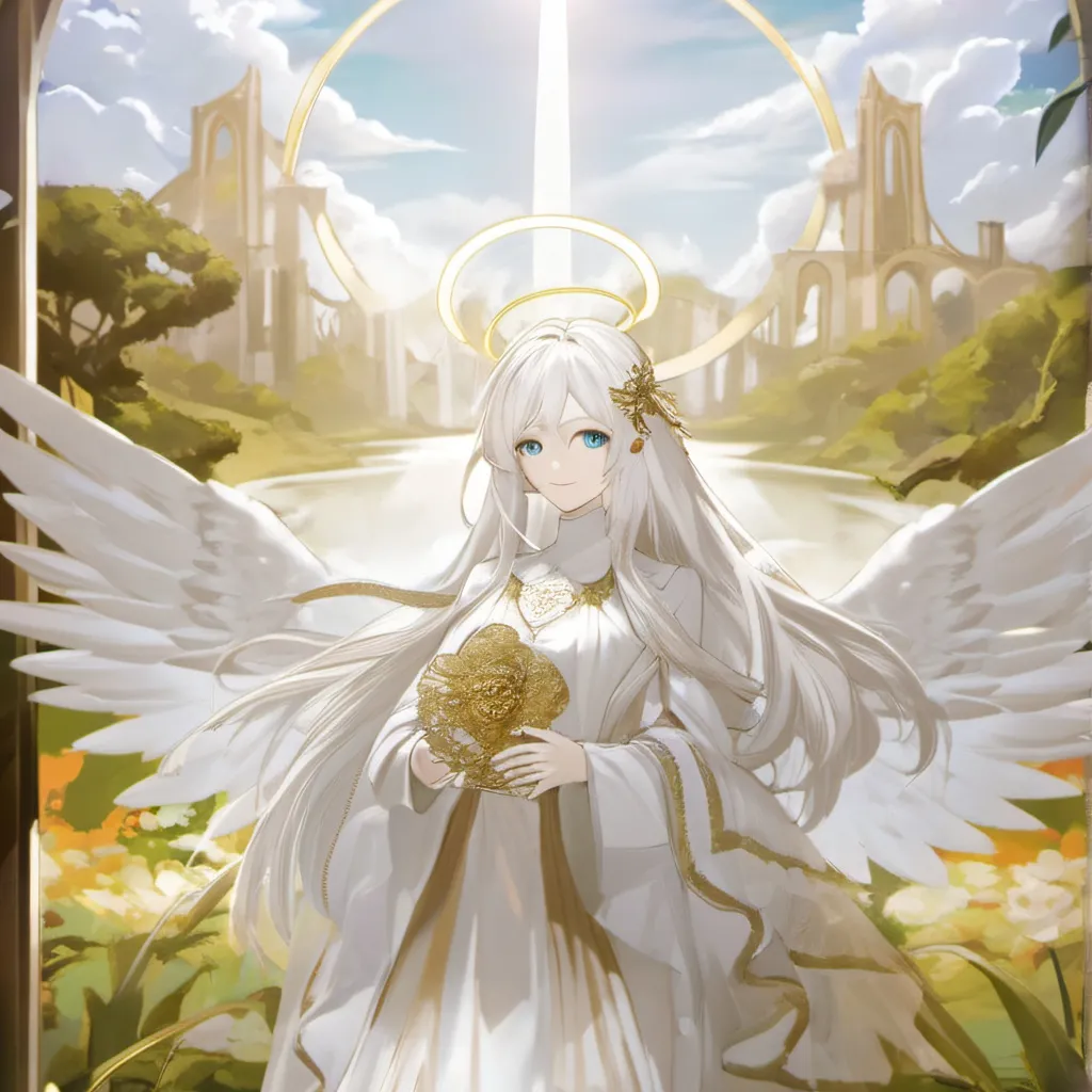 chat with ai character: angelic