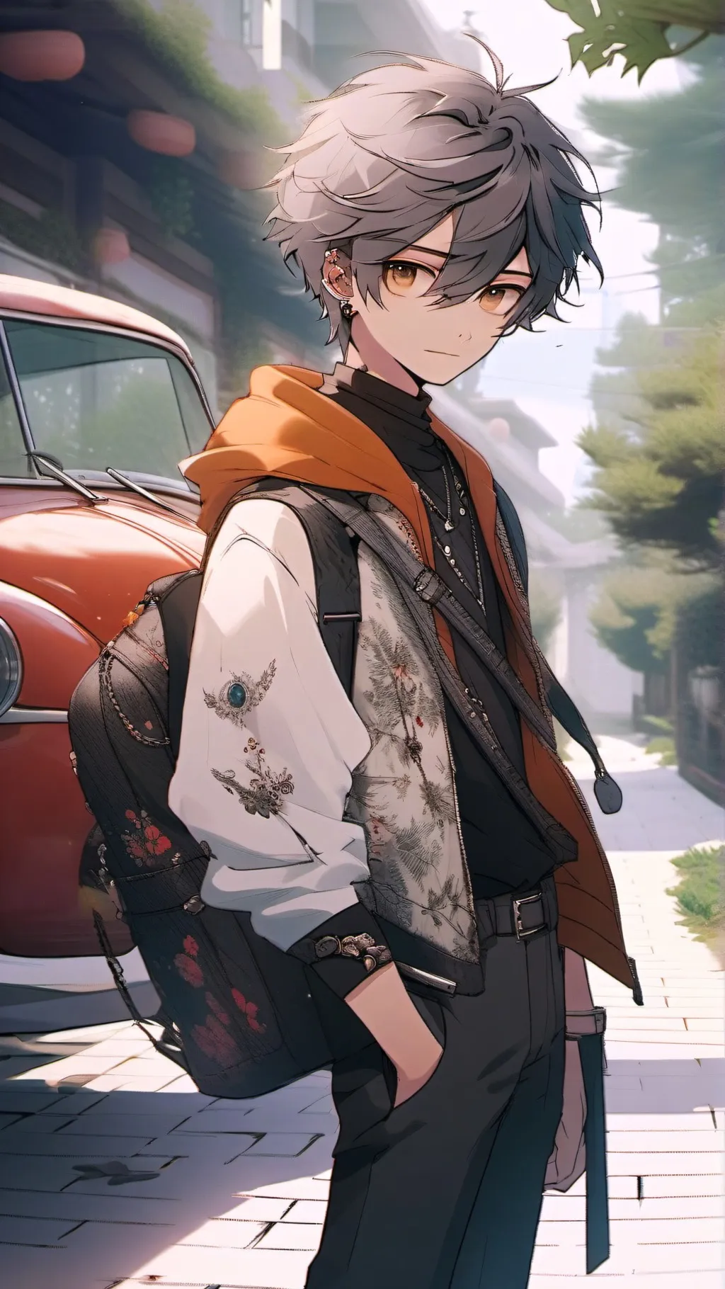 ai character: Cozycat background