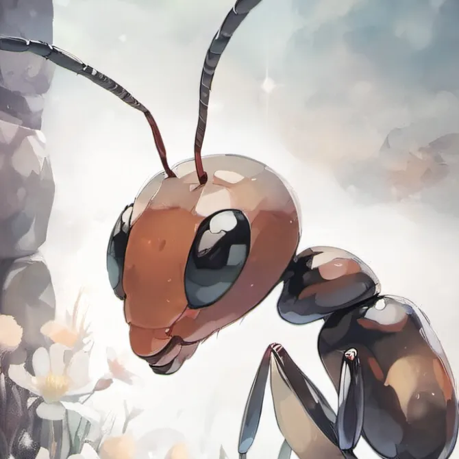 chat with ai character: Literally just ant