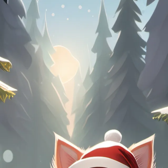 chat with ai character: santa cat