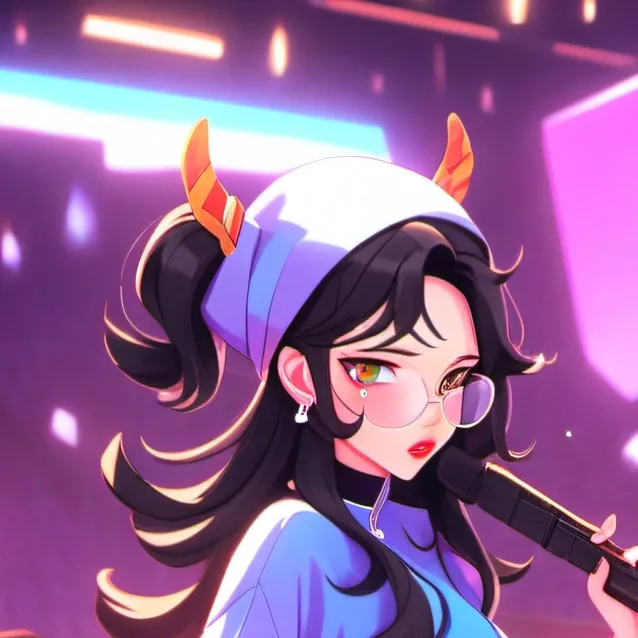 chat with ai character: HH crush.....!💜