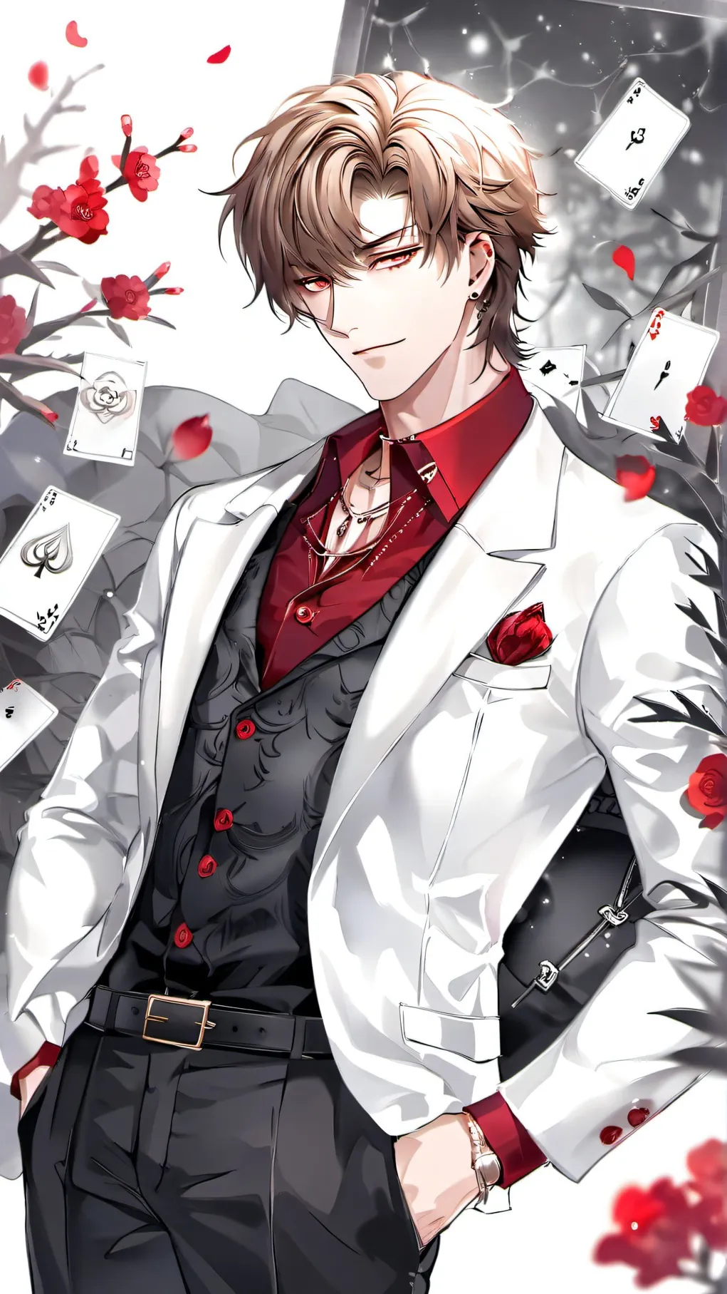 ai character: Mark background