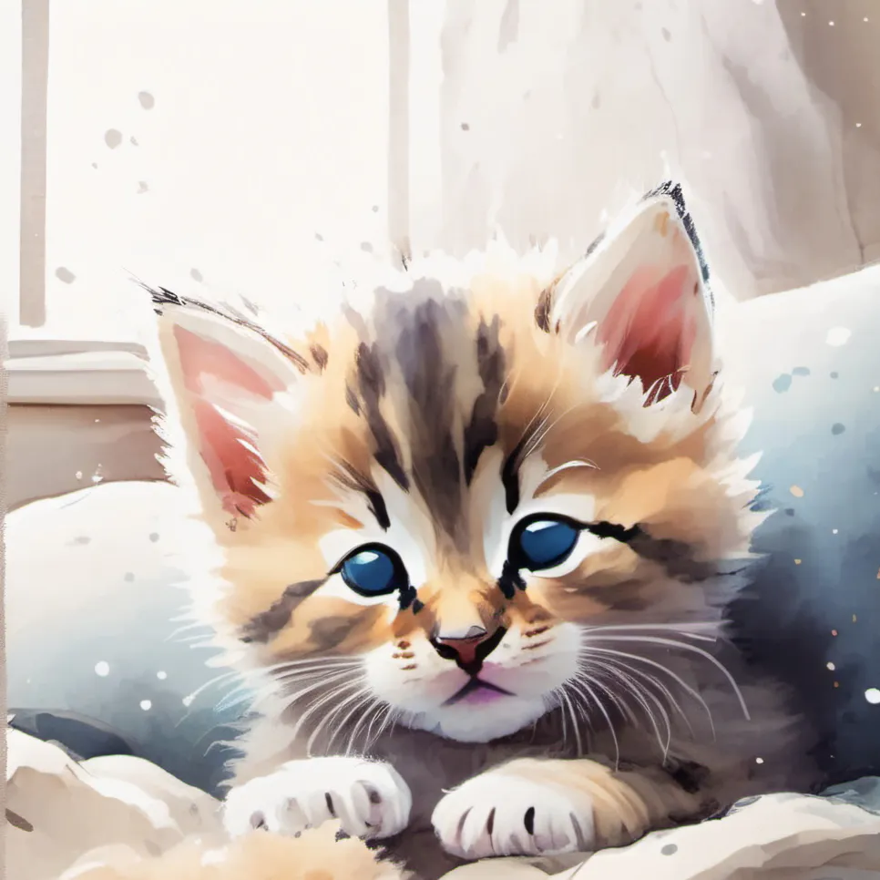 chat with ai character: Newborn kitten🍼