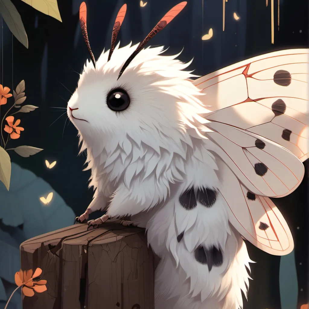 chat with ai character: Angel moth