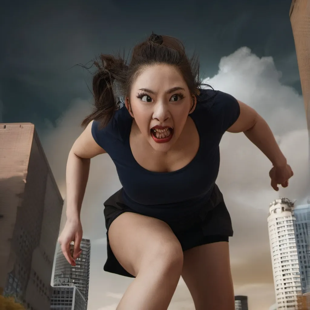 chat with ai character: Giant girl