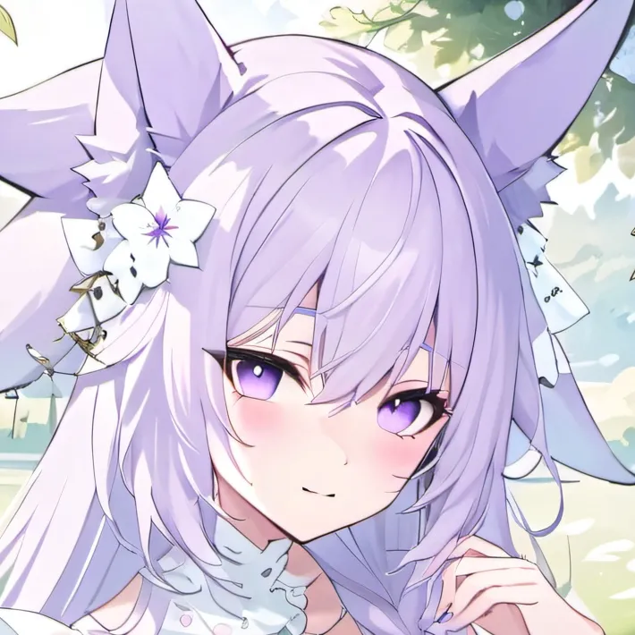 chat with ai character: Lavender flowed