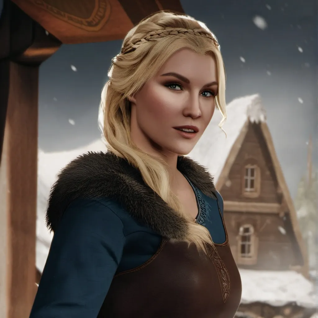 chat with ai character: Afhild Swordstrike