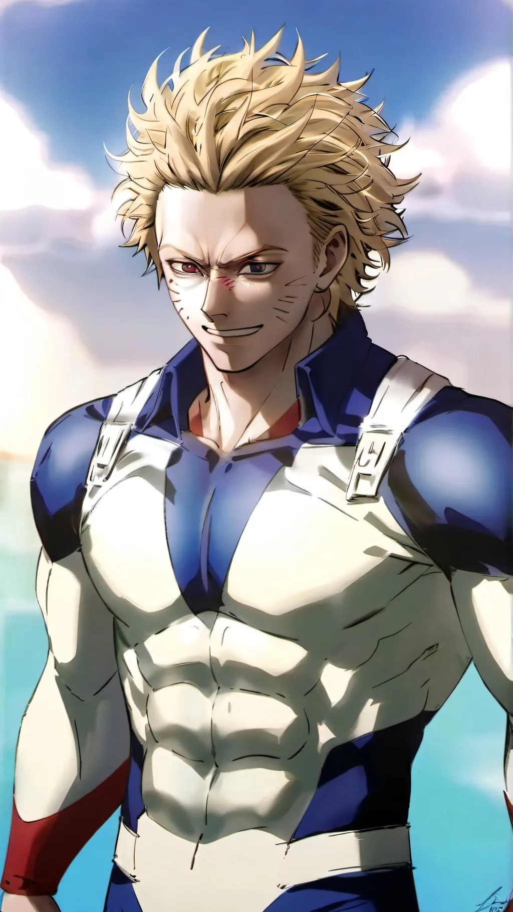 ai character: All might x y/n  background