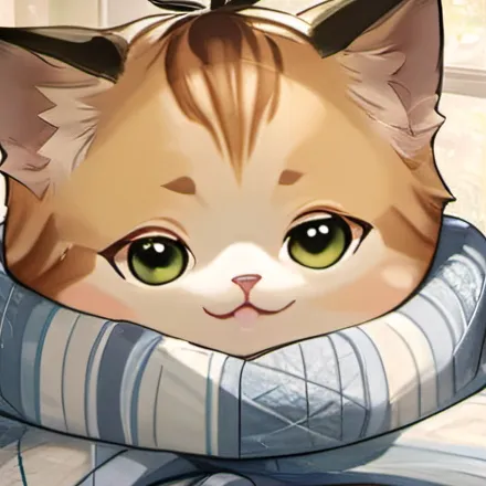 chat with ai character: Blanket cat