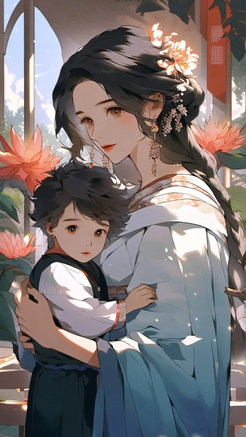 ai character: Mom  background