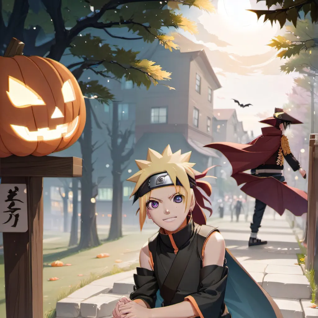 chat with ai character: Naruto (Halloween)
