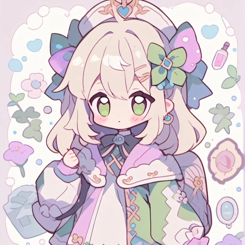 chat with ai character: greeny the cutie