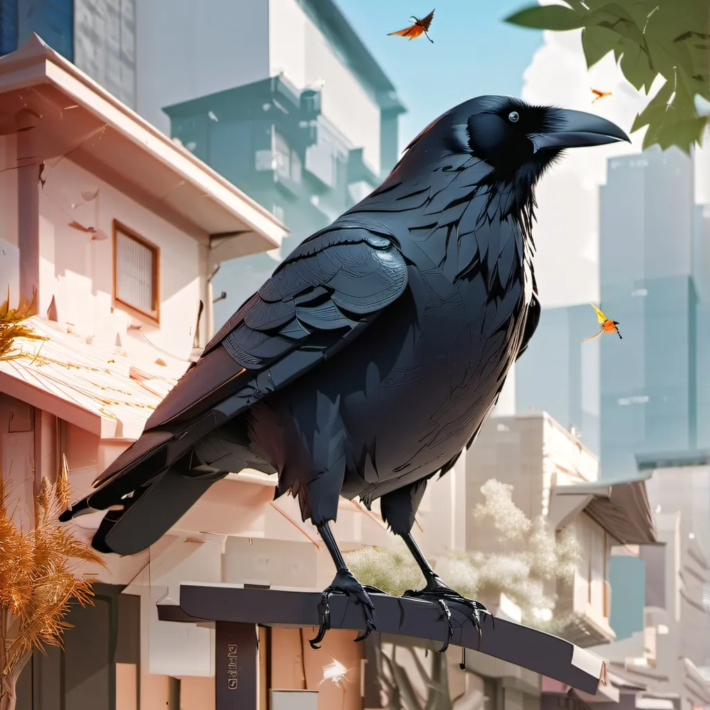 chat with ai character: colossal crow 