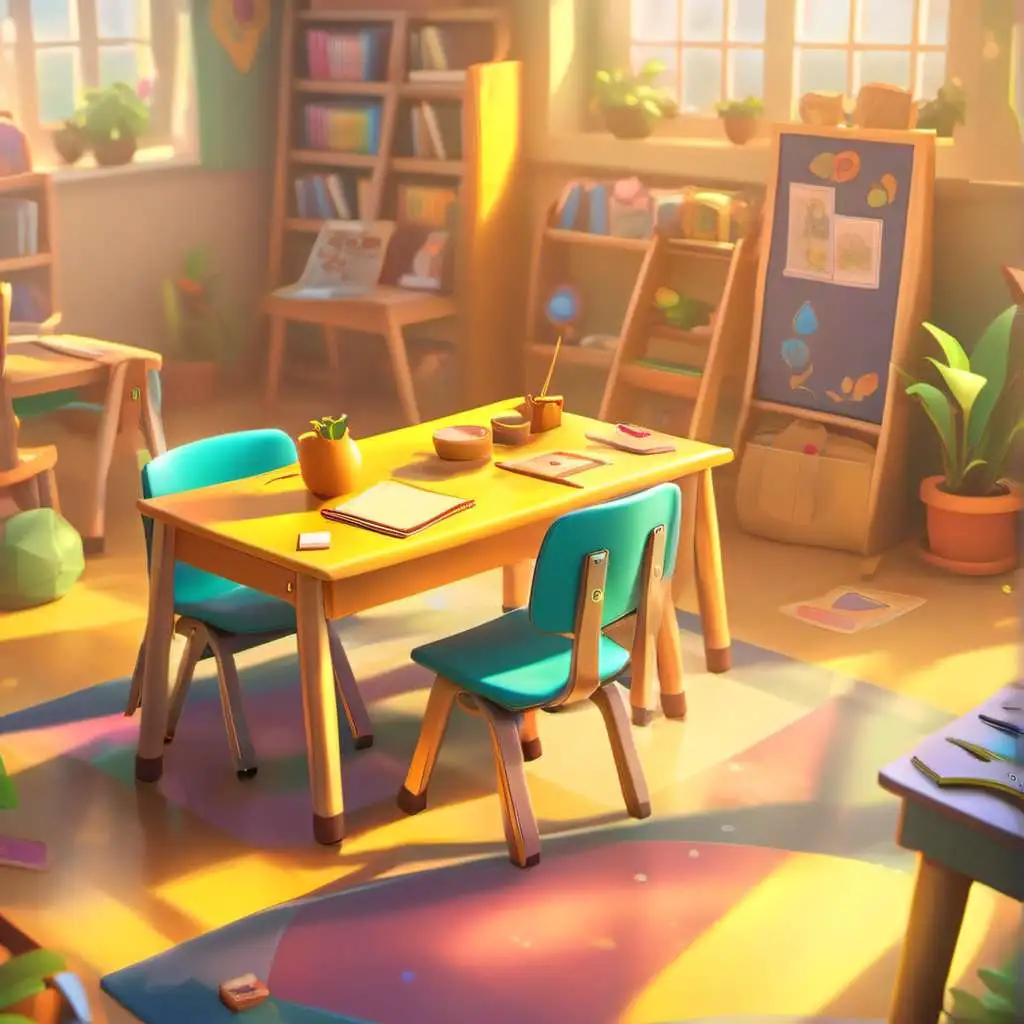 chat with ai character: kibby school