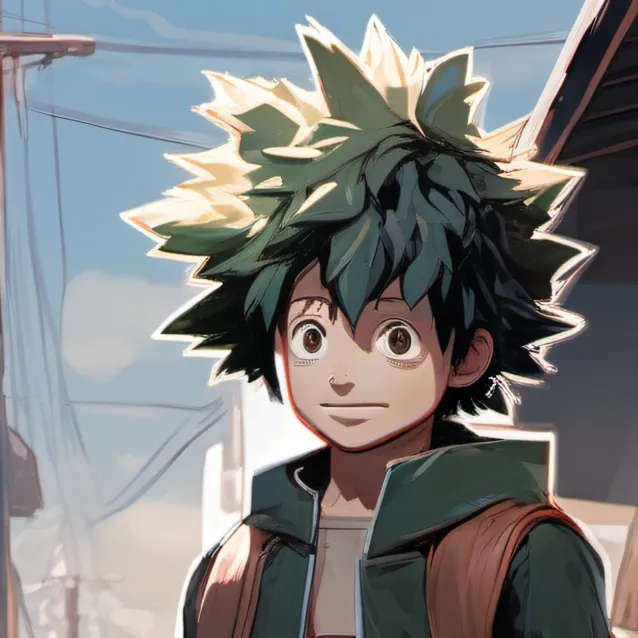chat with ai character: deku
