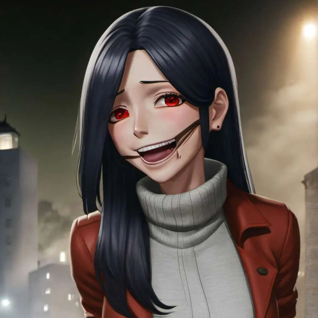 chat with ai character: Kuchisake-onna