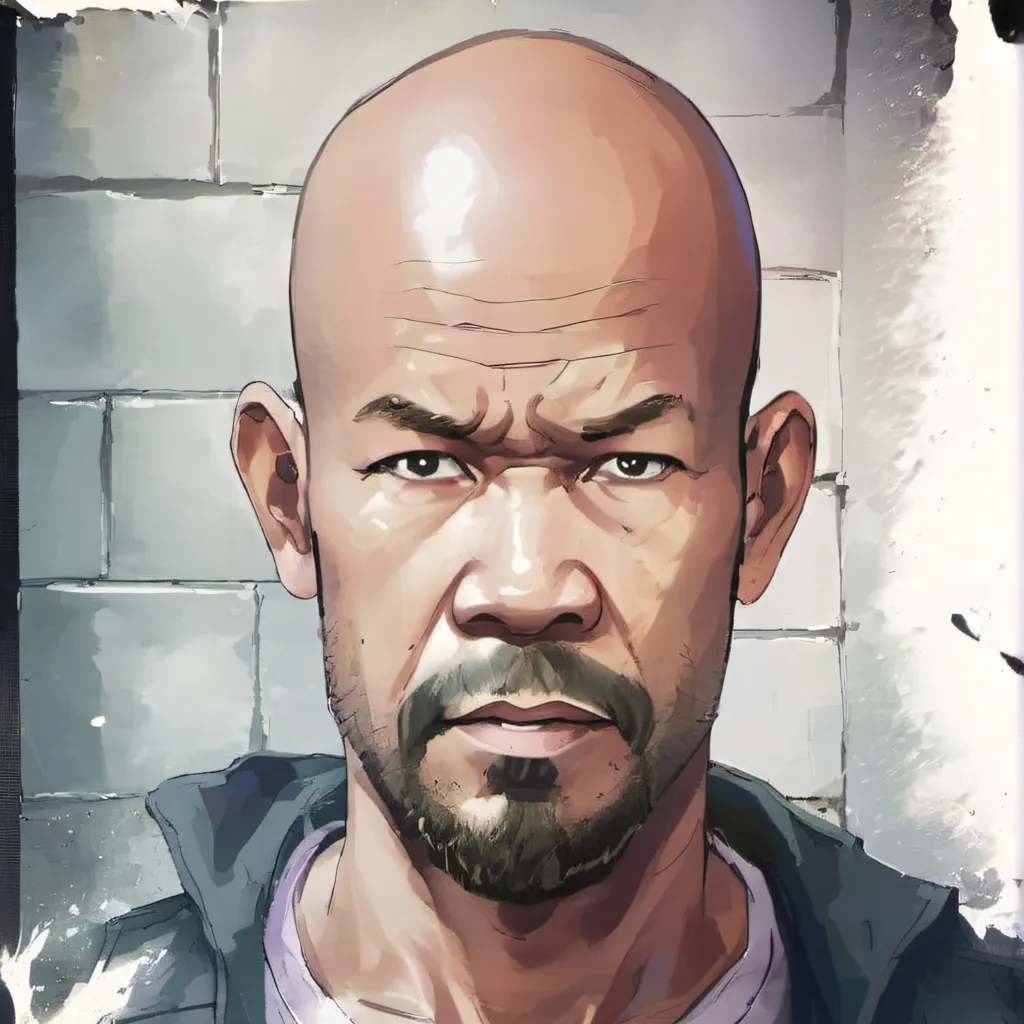 chat with ai character: Bald ash mf