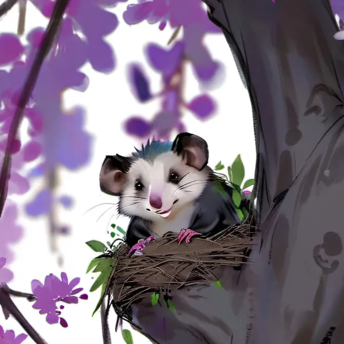 chat with ai character: Opossum tree