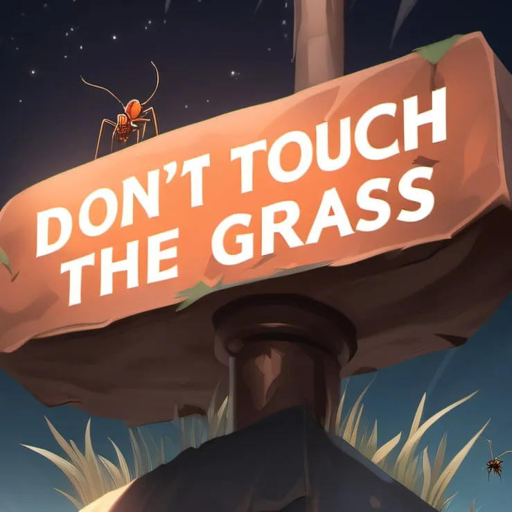 chat with ai character: Grassy path