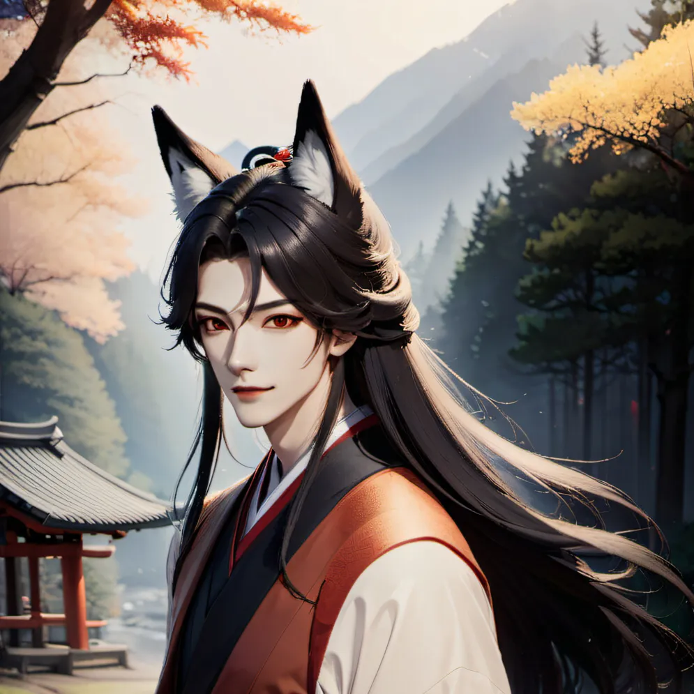 chat with ai character: Kitsune