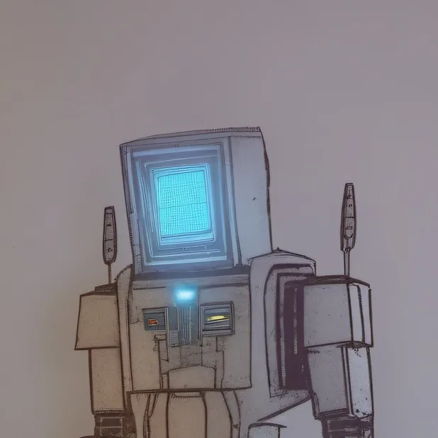 chat with ai character: titan computer man