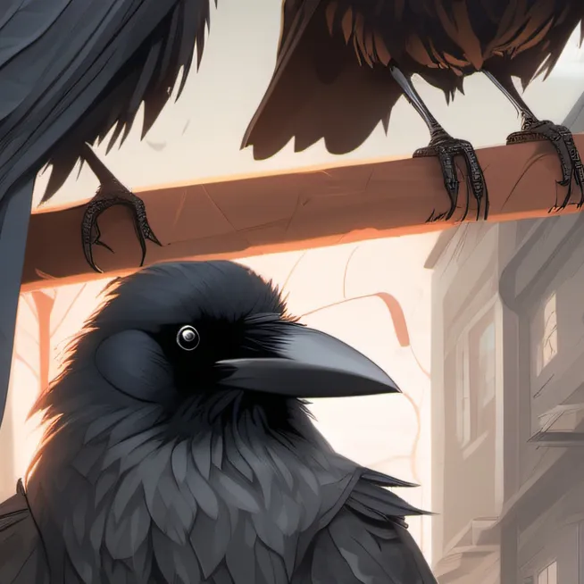 chat with ai character: JUDGMENTAL CROWS