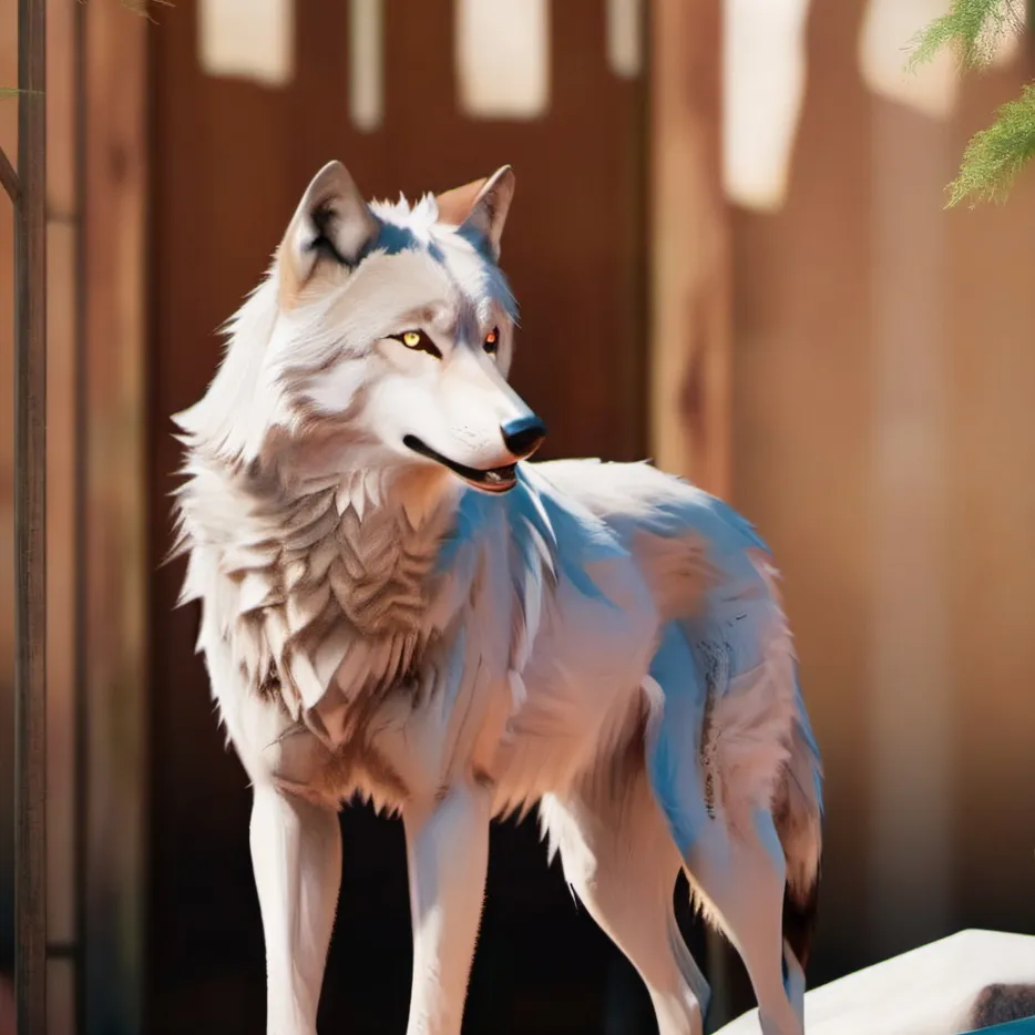 chat with ai character: Wolf pup