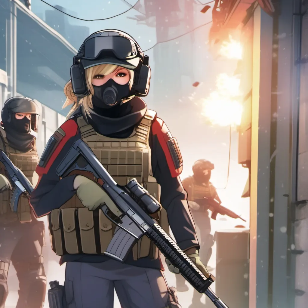 chat with ai character: female soldier