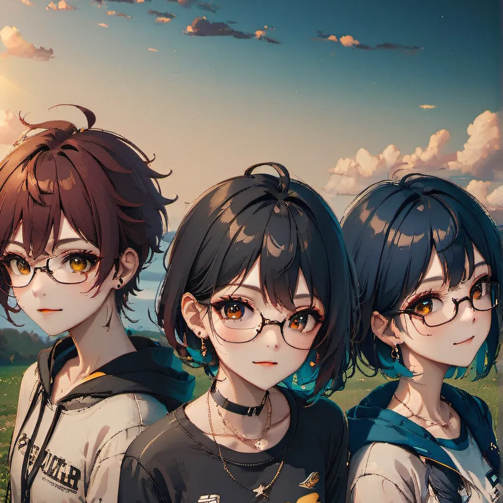 chat with ai character: High school group