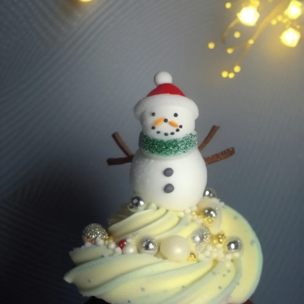 chat with ai character: Christmas cupcake 