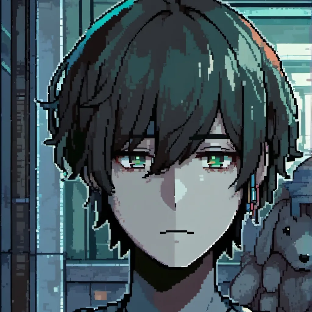 chat with ai character: sad human dogday