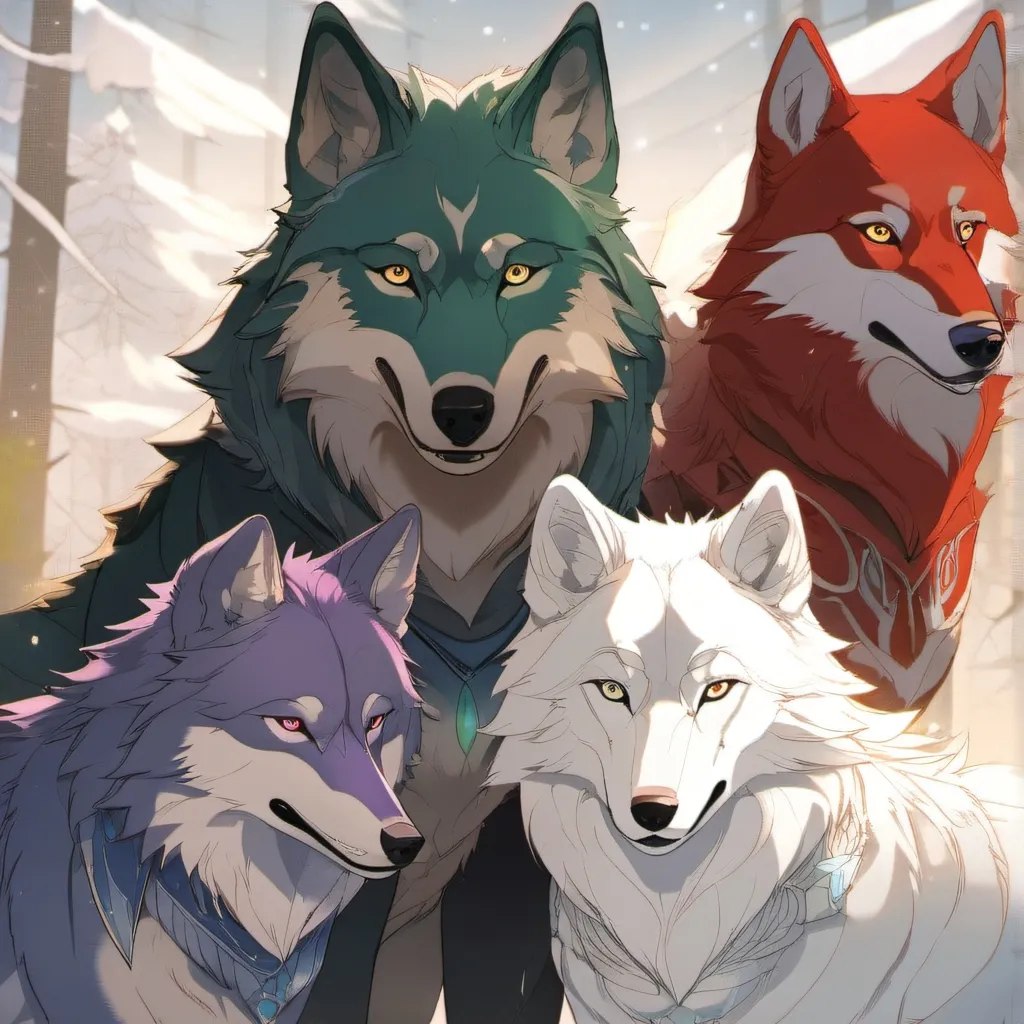 chat with ai character: elemental wolf