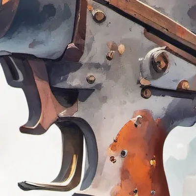 chat with ai character: Rust nailgun